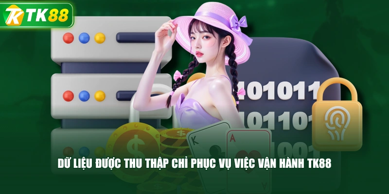 Dữ Liệu Được Thu Thập Chỉ Phục Vụ Việc Vận Hành TK88