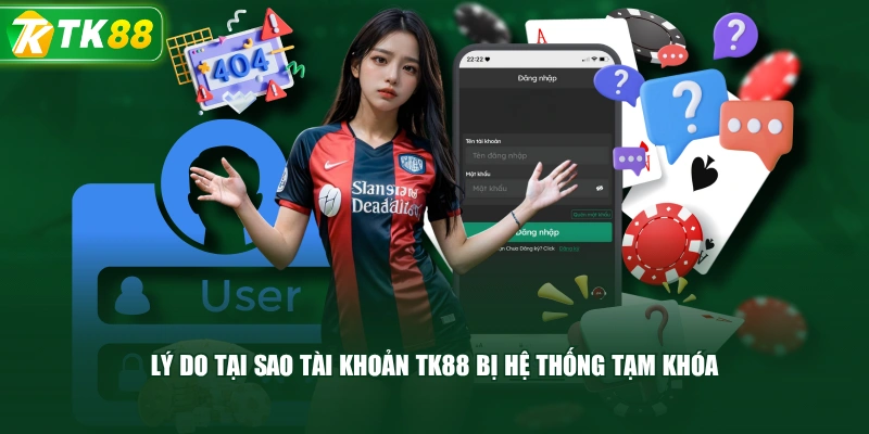 Lý Do Tại Sao Tài Khoản TK88 Bị Hệ Thống Tạm Khóa