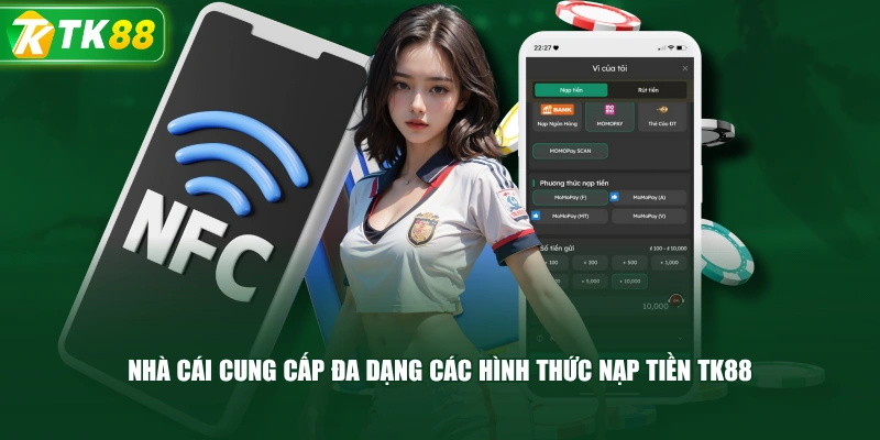 Nhà Cái Cung Cấp Đa Dạng Các Hình Thức Nạp Tiền TK88